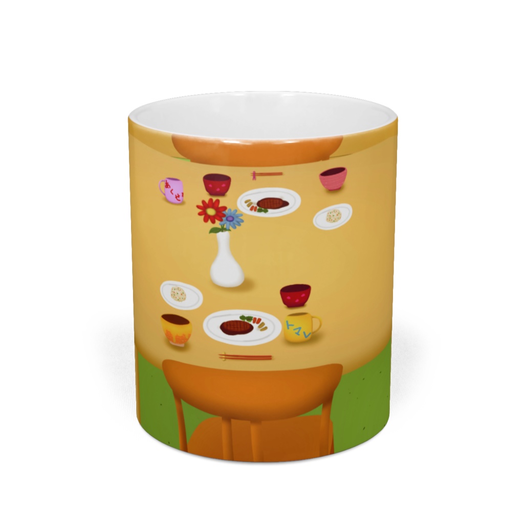 わくむり ダイニングテーブルマグカップ
