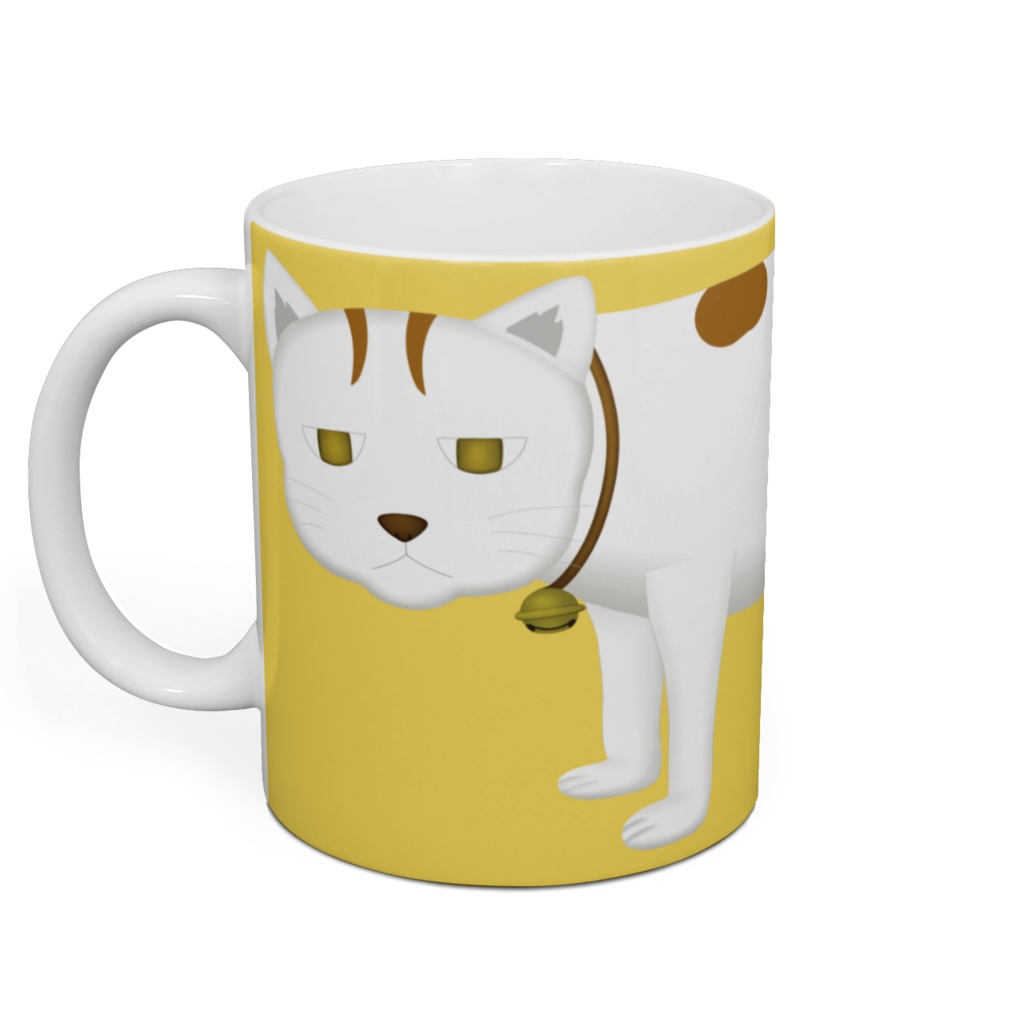 わくむり ネ雄のマグカップ 横長バージョン