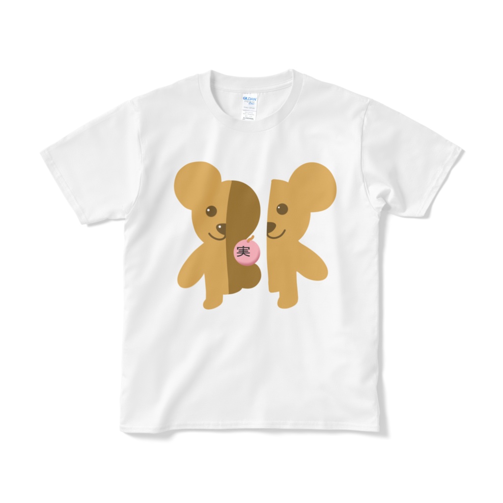 わくむり　あくせるTシャツ　「熊の実」