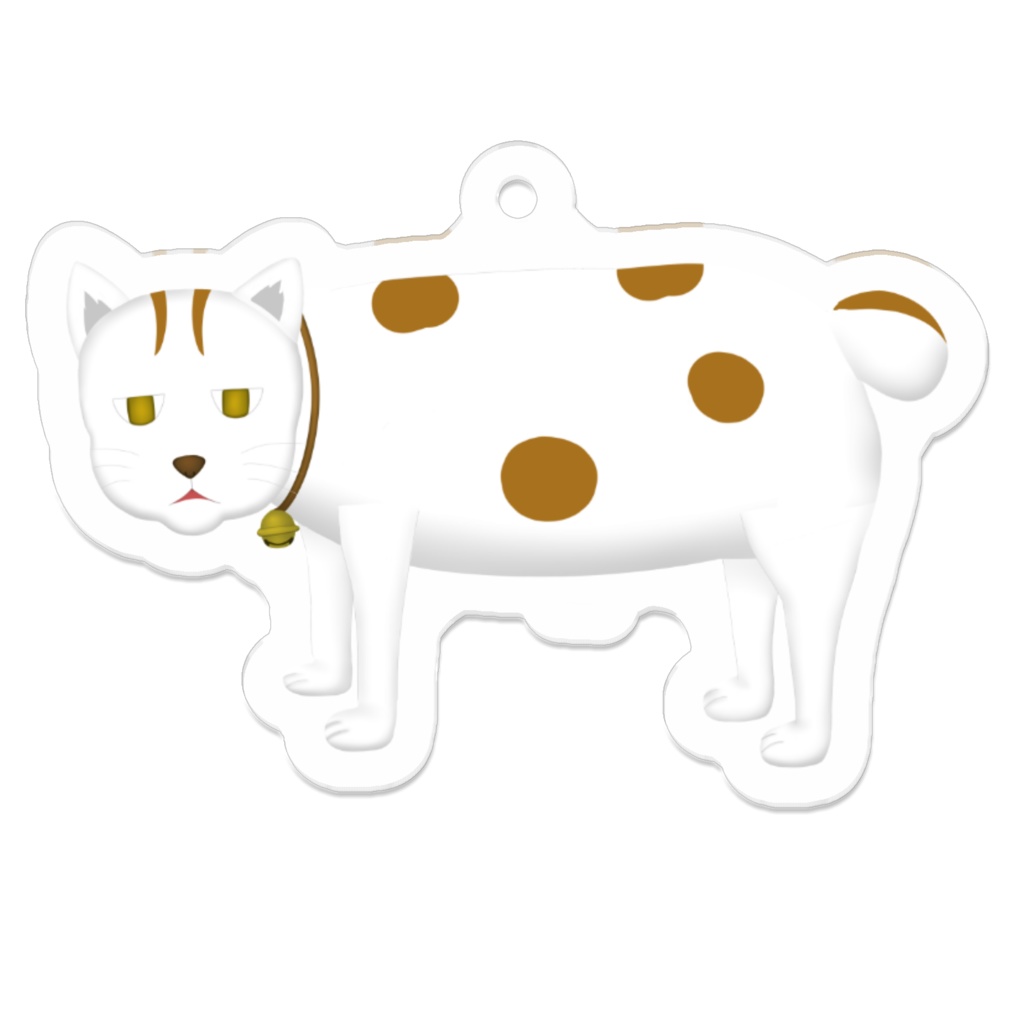 わくむり ネ雄キーホルダー 50 x 50 (mm)