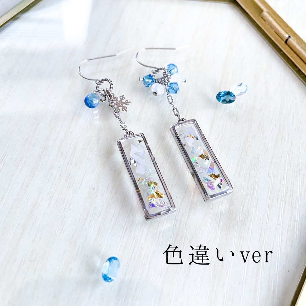 氷のかけらピアス