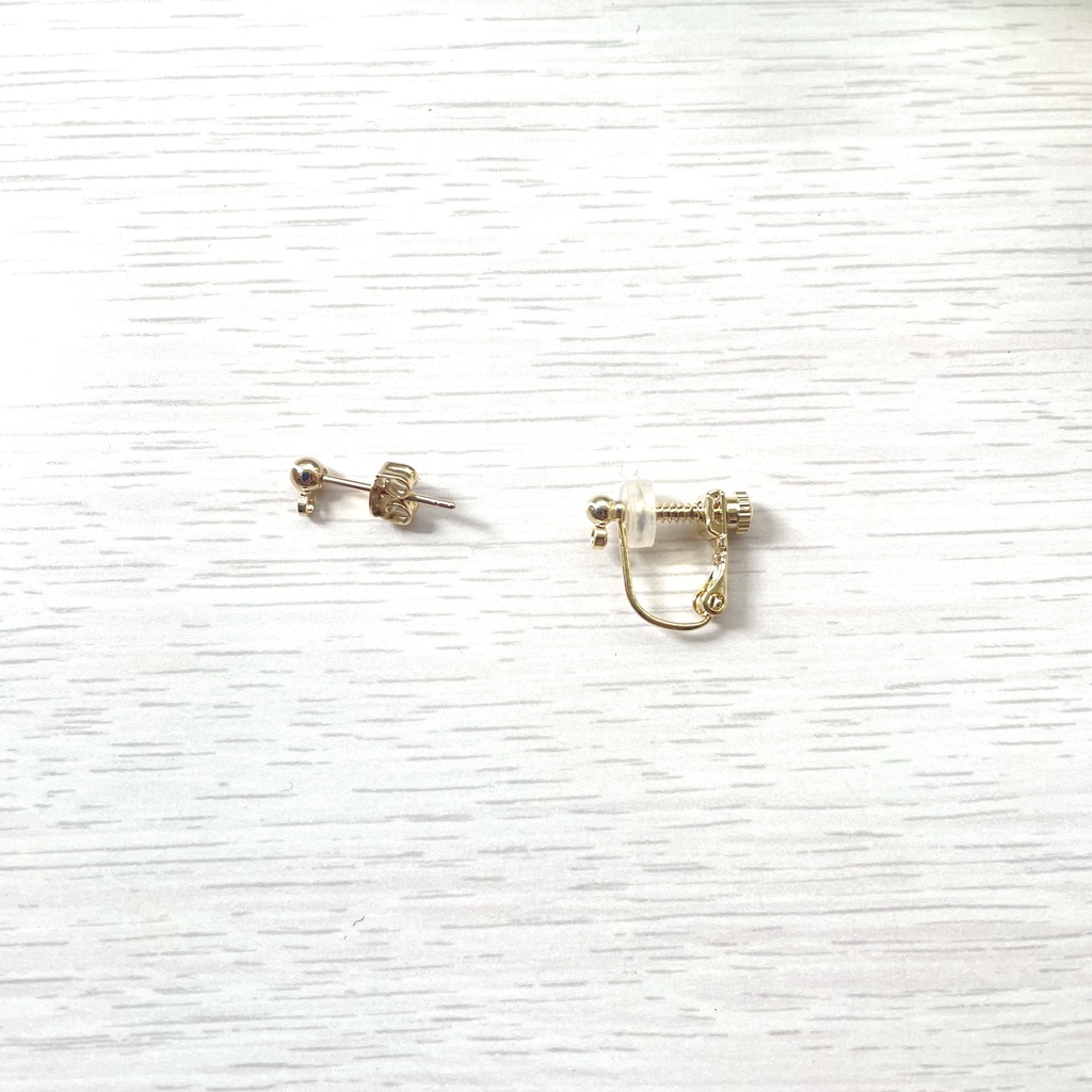 草木のアゲートピアス