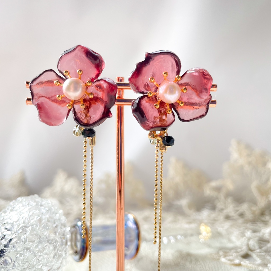 木漏れ日の耳飾り