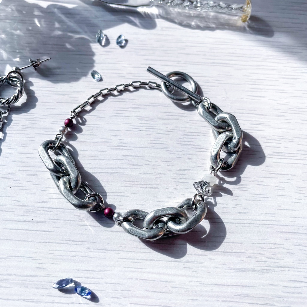 凛冬のピアス・ブレスレット