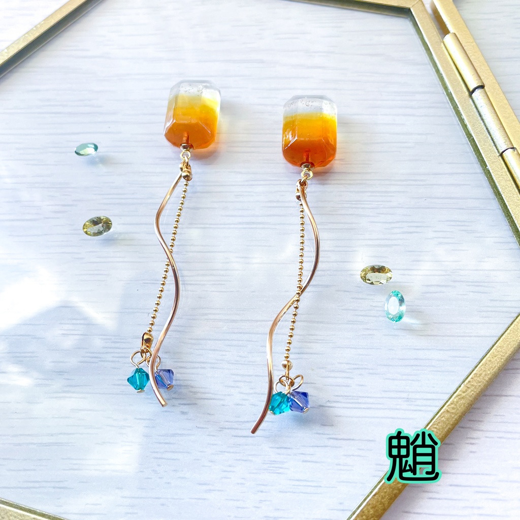 瞳の宝石ピアス・ネックレス-契約-①