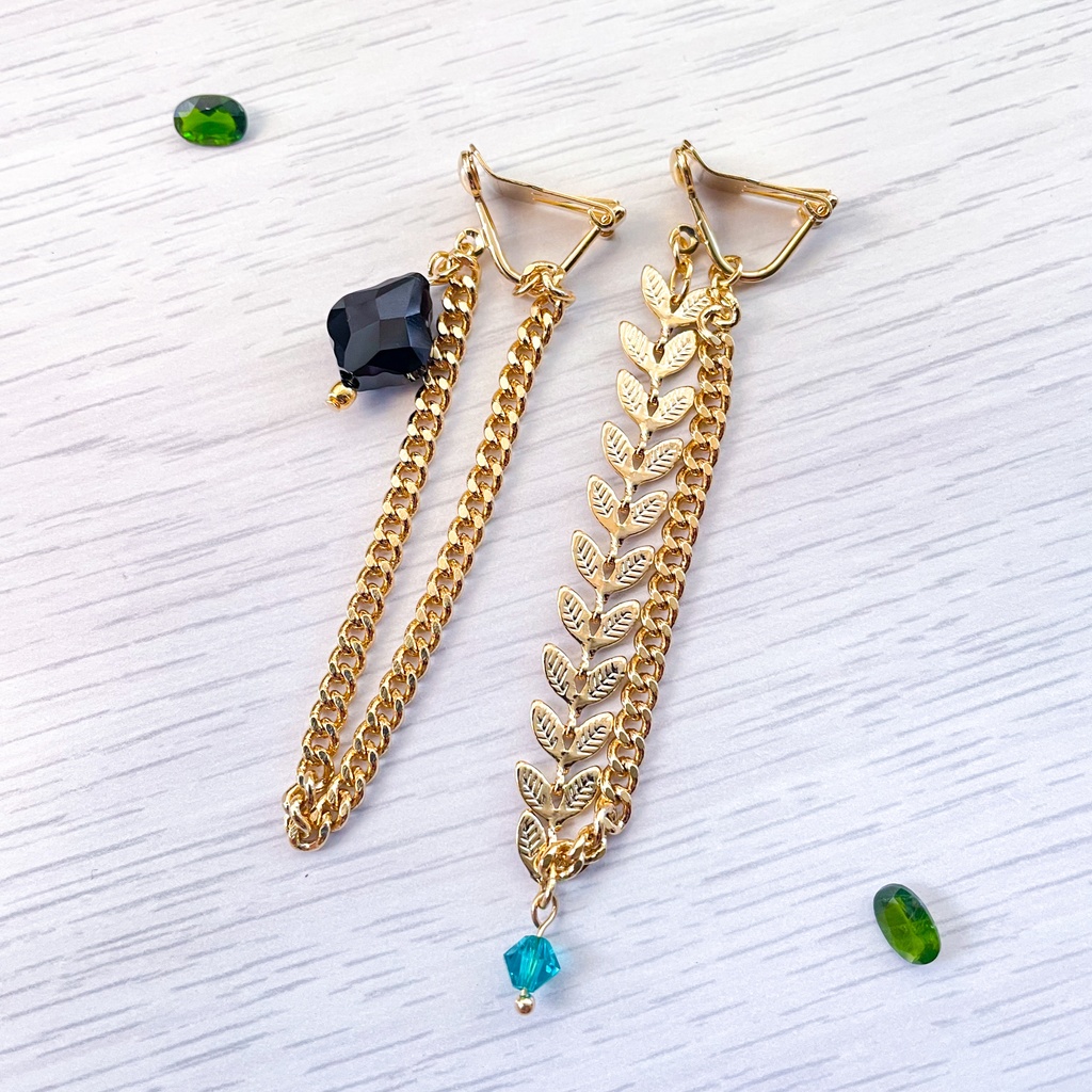 知恵と才能のチェーンピアス