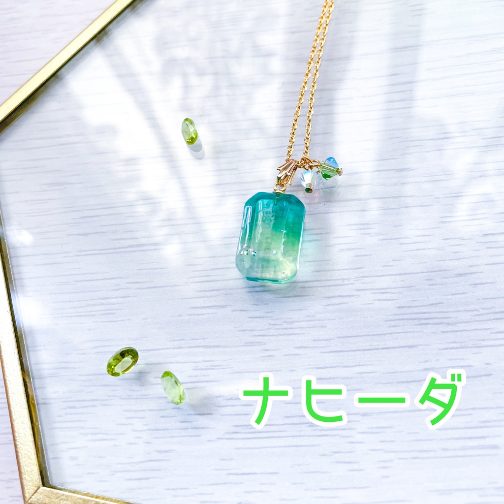 瞳の宝石ピアス・ネックレス-知恵①-