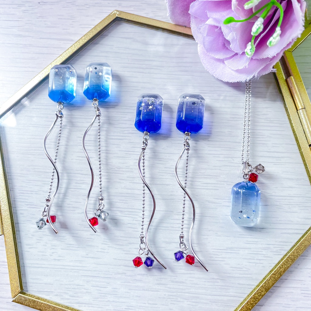 瞳の宝石ピアス・ネックレス-執行官①-