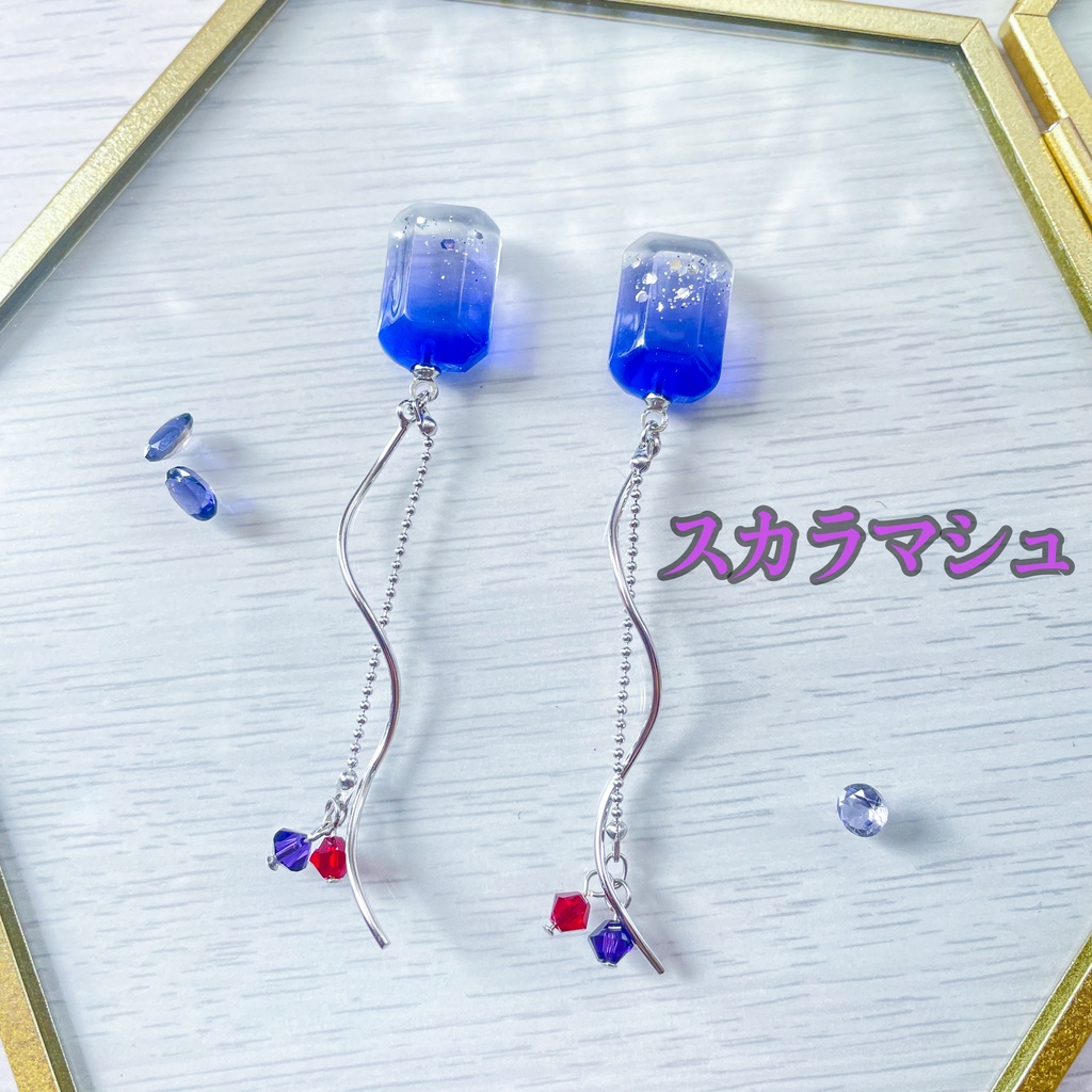 瞳の宝石ピアス・ネックレス-執行官①-