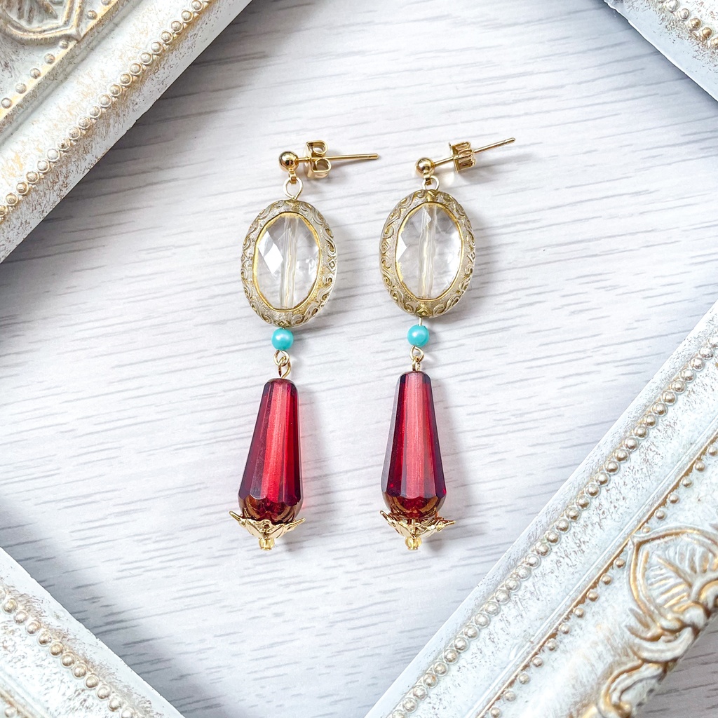 隼と風鳥の耳飾り