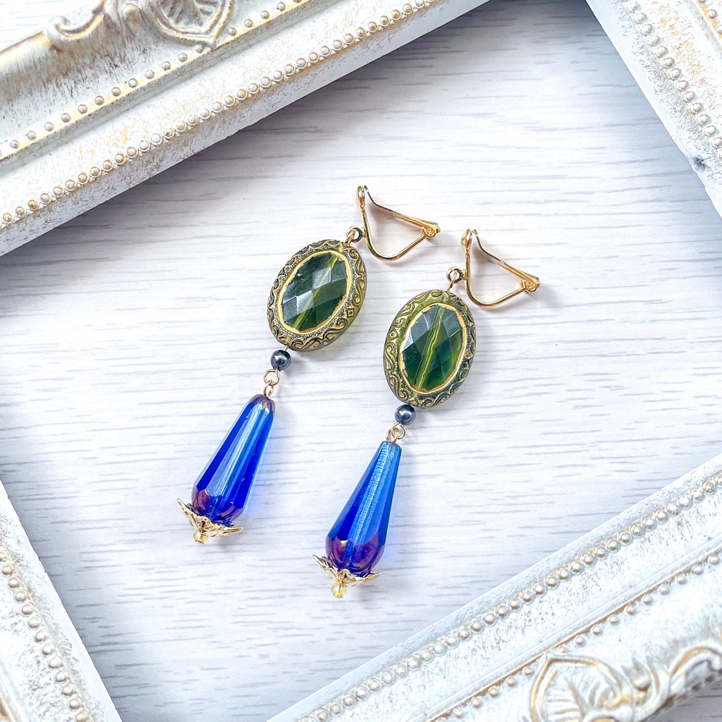 隼と風鳥の耳飾り