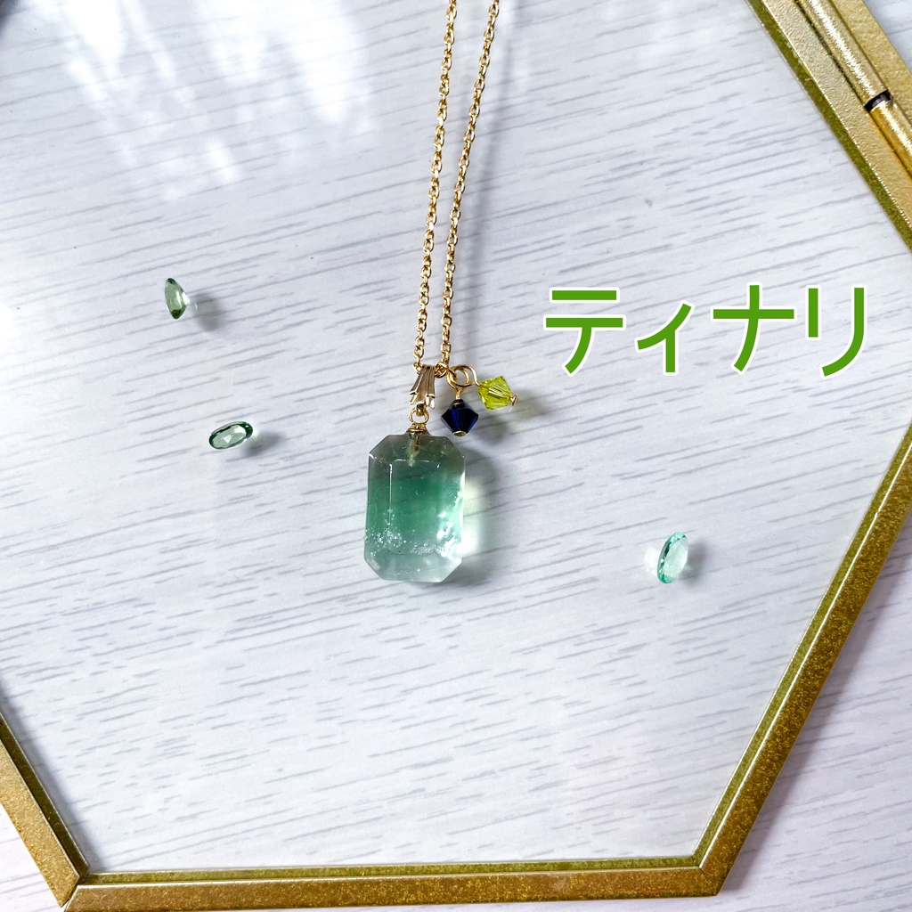 瞳の宝石ピアス・ネックレス-知恵②-