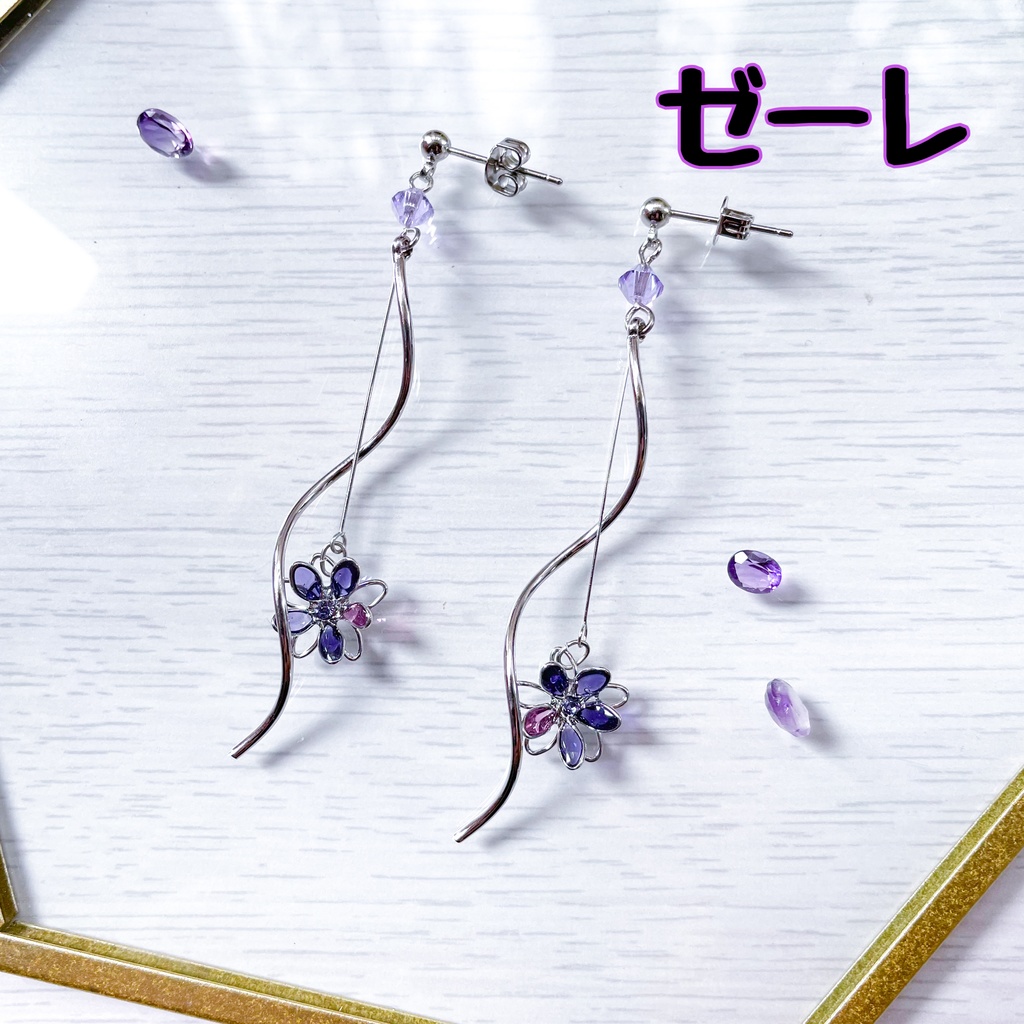 宙の花ピアス③