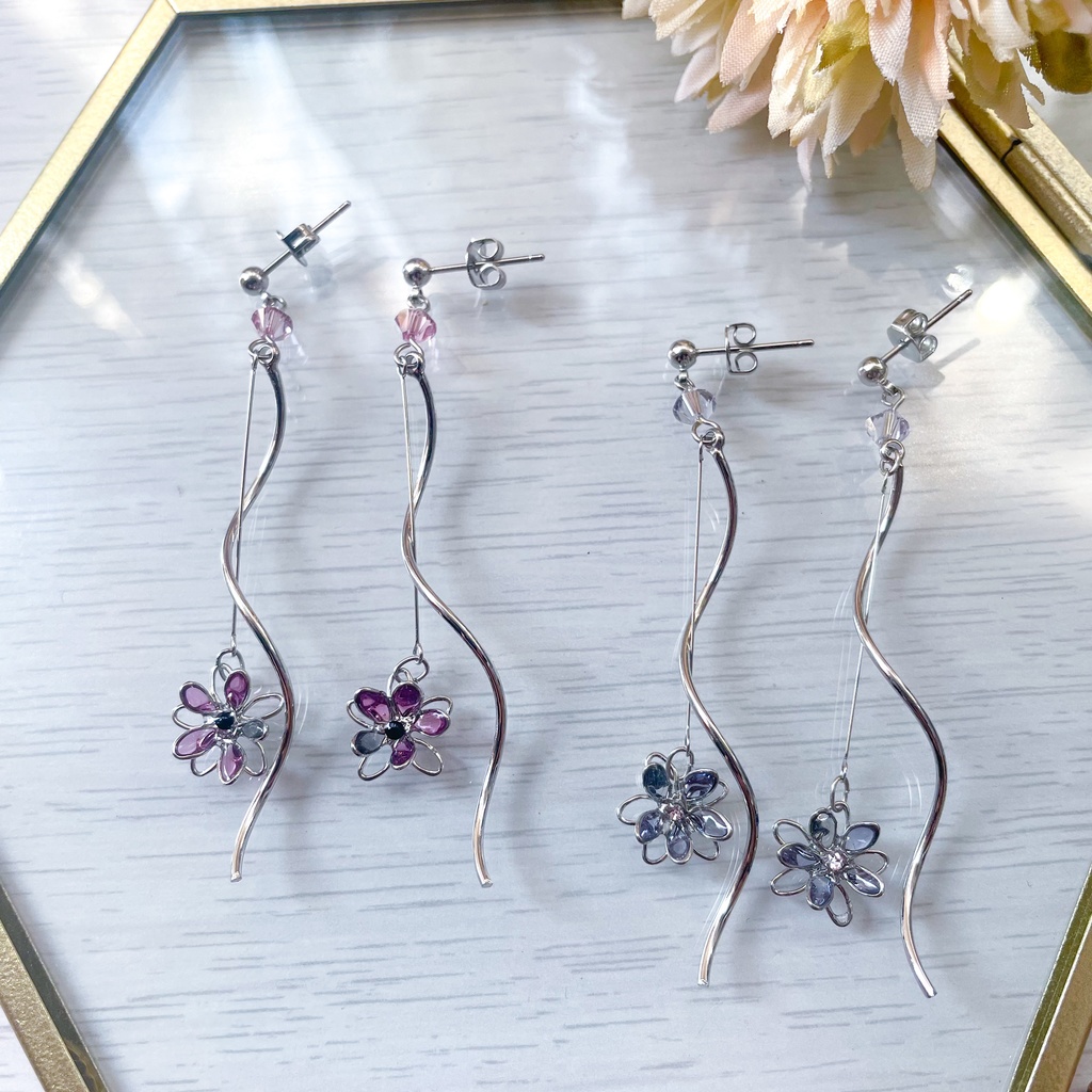 宙の花ピアス④