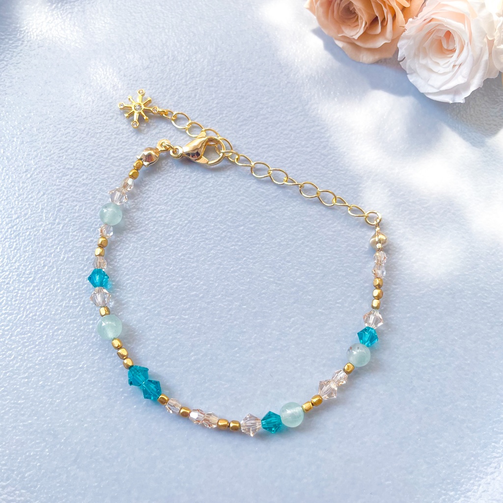 半貴石のブレスレット