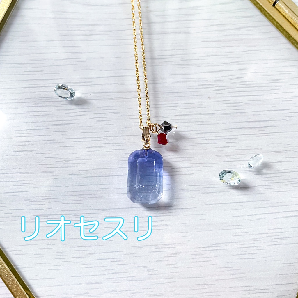 瞳の宝石ピアス・ネックレス-正義②-