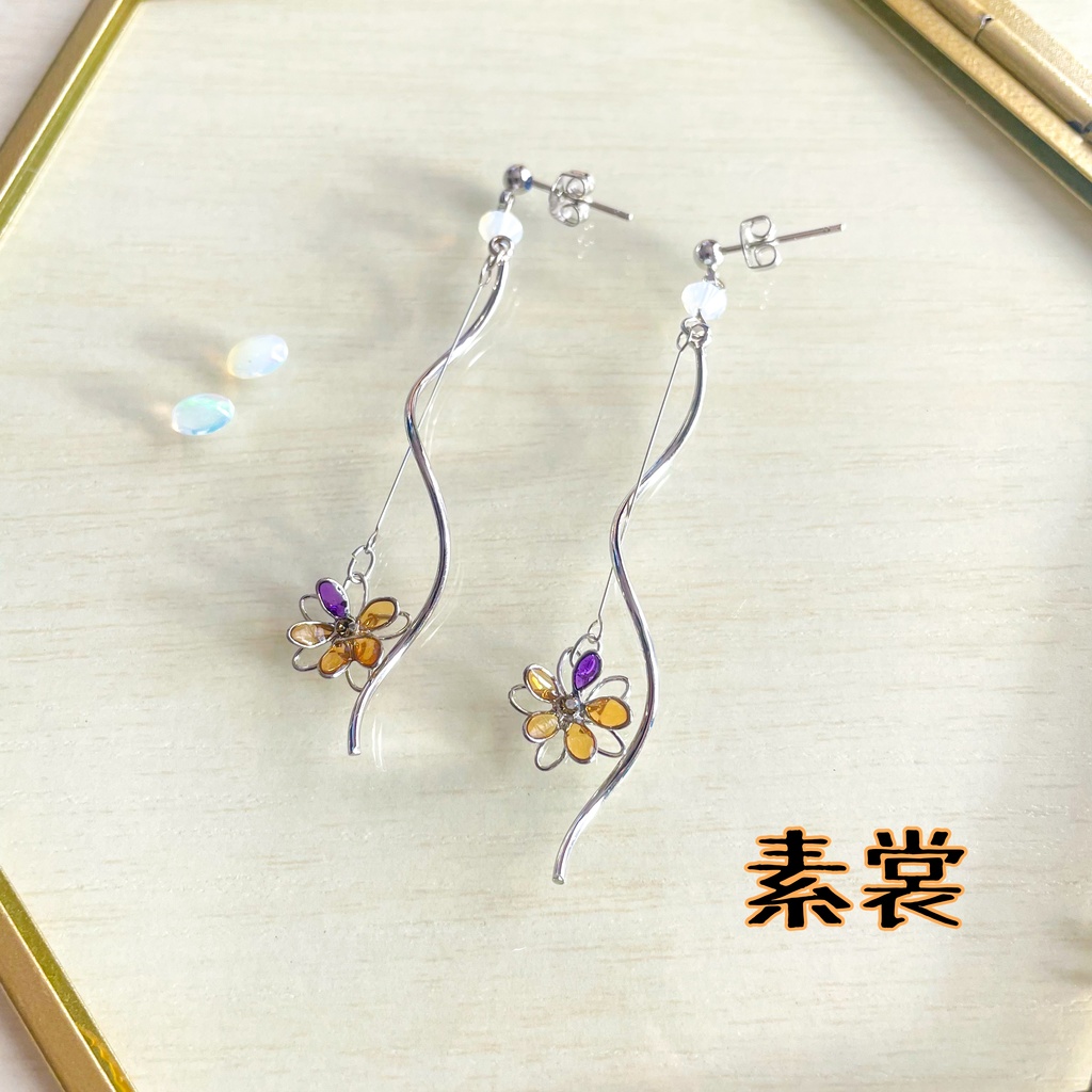 宙の花ピアス⑧