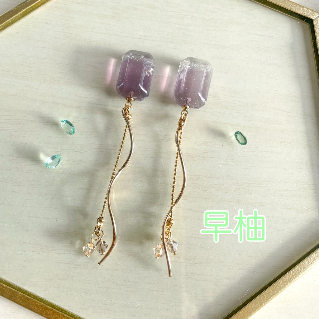 瞳の宝石ピアス・ネックレス-永遠③-