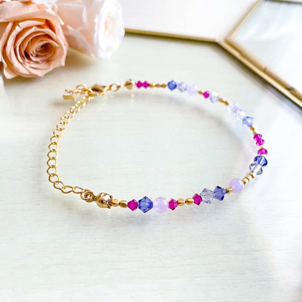 千紫万紅のブレスレット