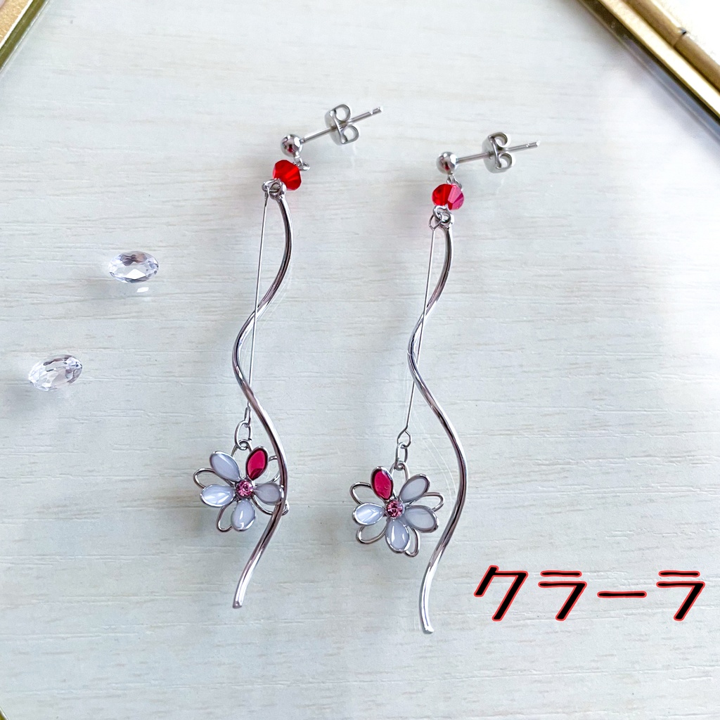 宙の花ピアス⑪