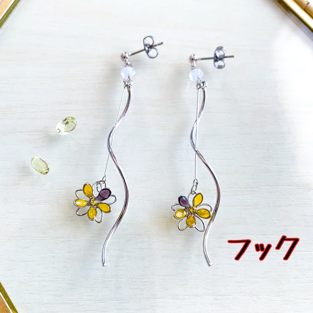 宙の花ピアス⑪
