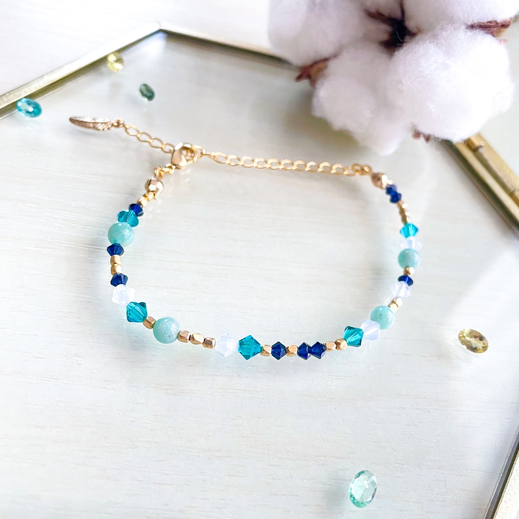 風の詩のピアス&ブレスレット