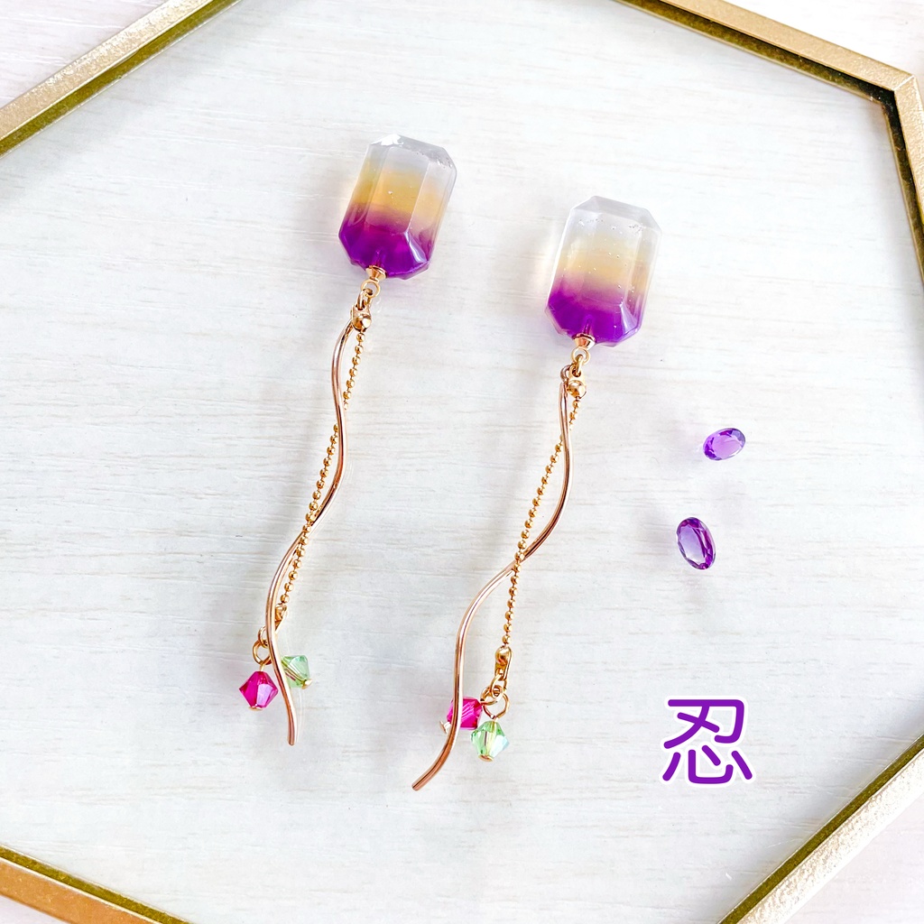 瞳の宝石ピアス・ネックレス-永遠④-