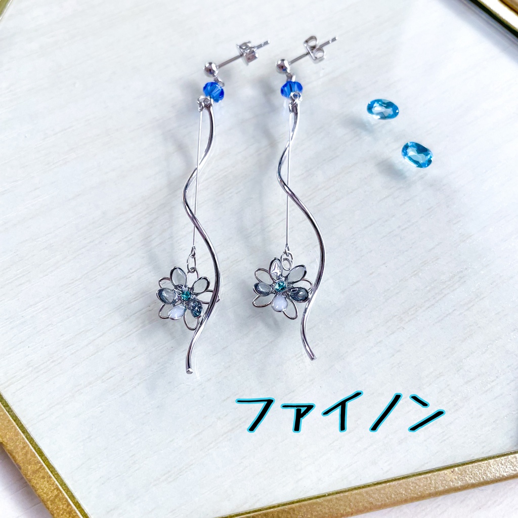 宙の花ピアス⑭