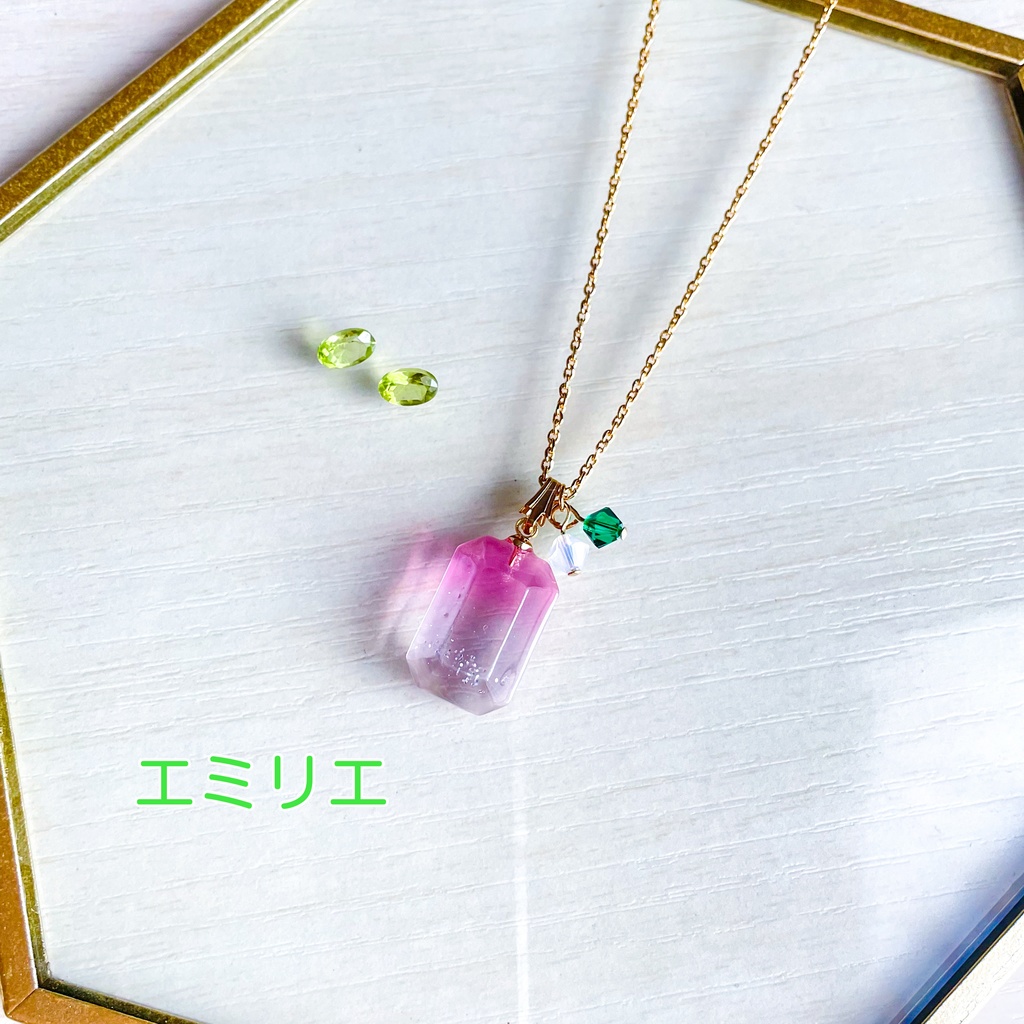 瞳の宝石ピアス・ネックレス-正義④-