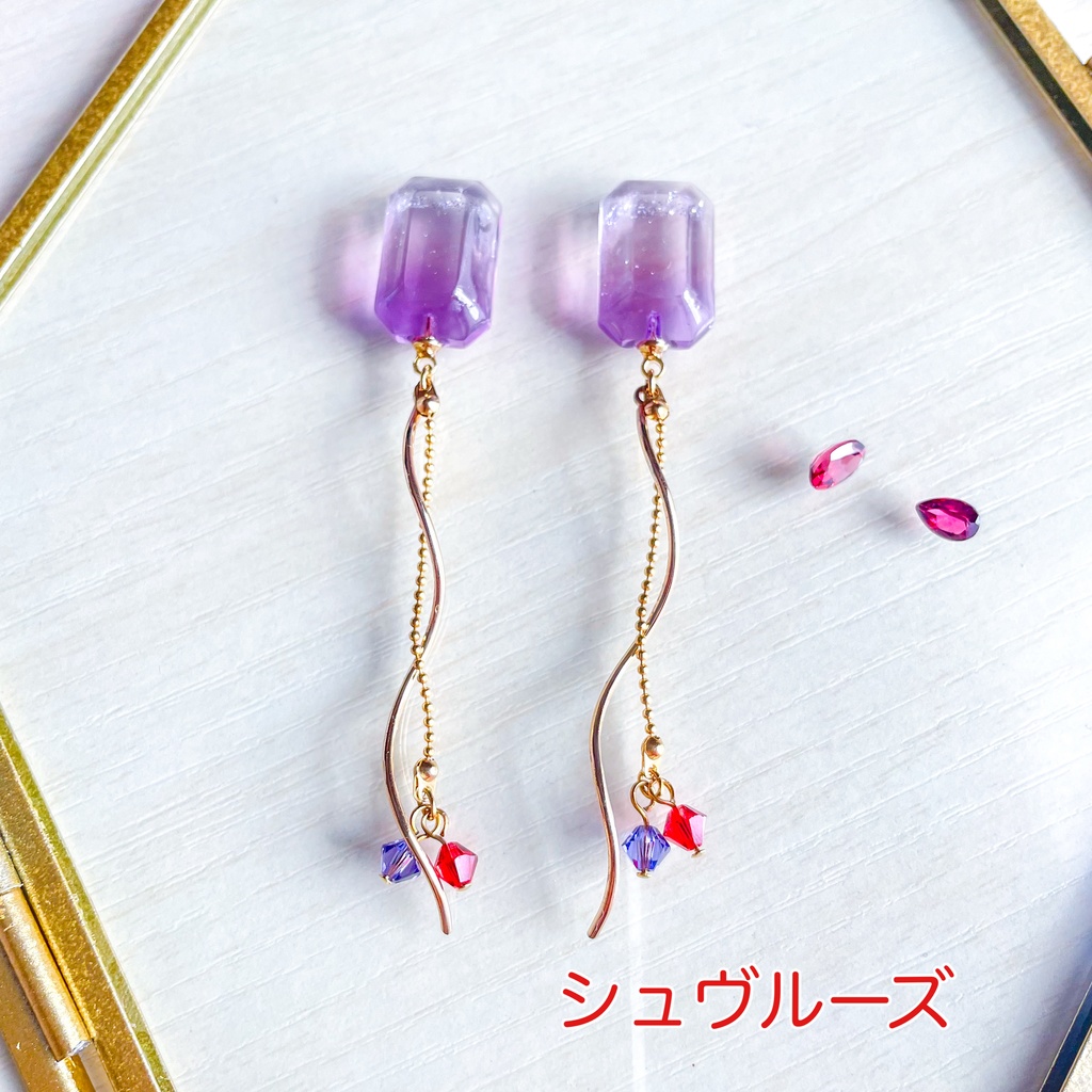 瞳の宝石ピアス・ネックレス-正義④-