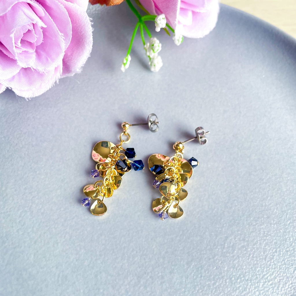 グラデーションピアス