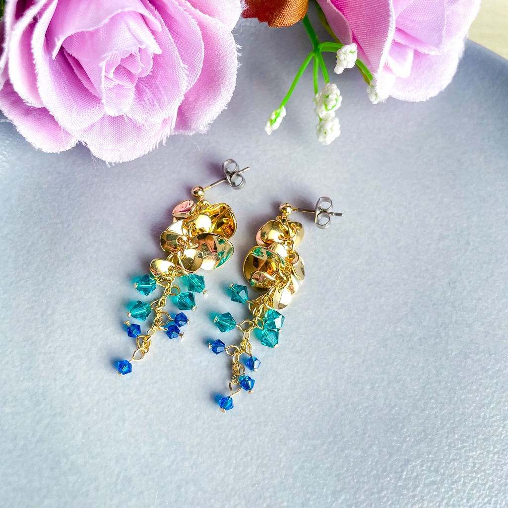 グラデーションピアス