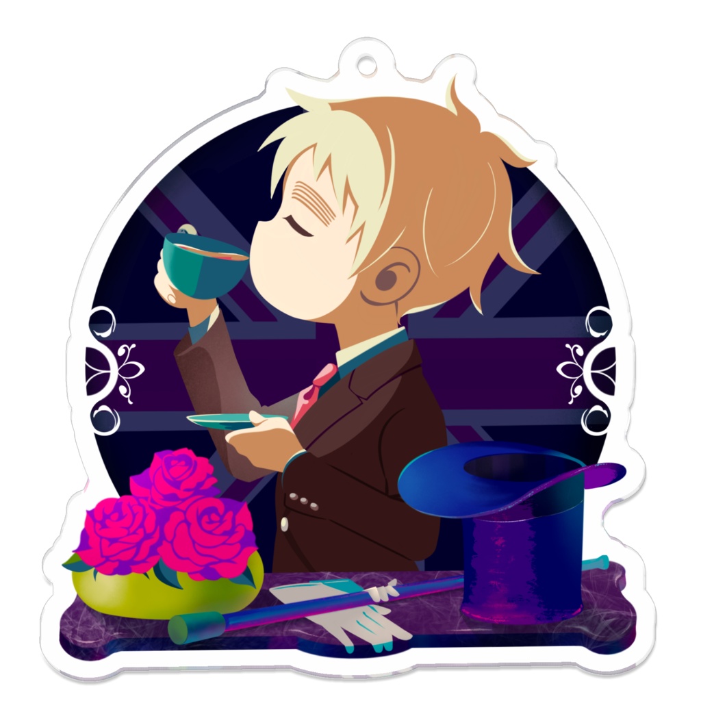 ヘタリア アクリルキーホルダー