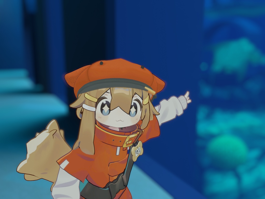 【ヒレが動く!】めんだこキャスケット