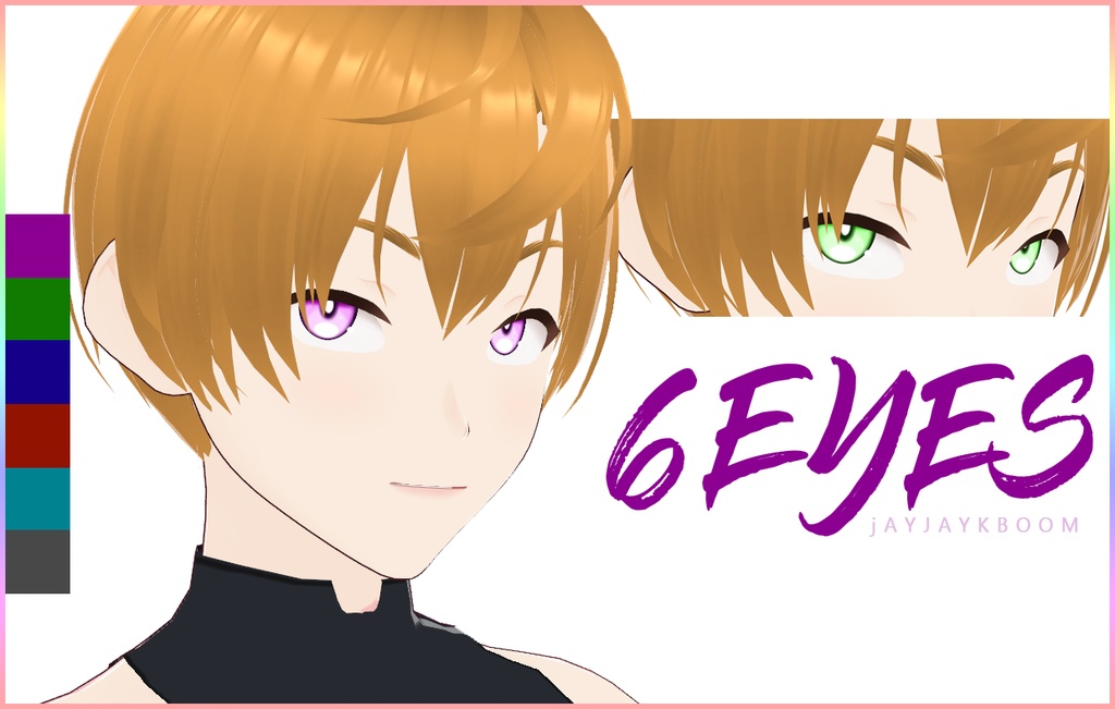 【VRoid】6 Eyes Variations 個の目パック