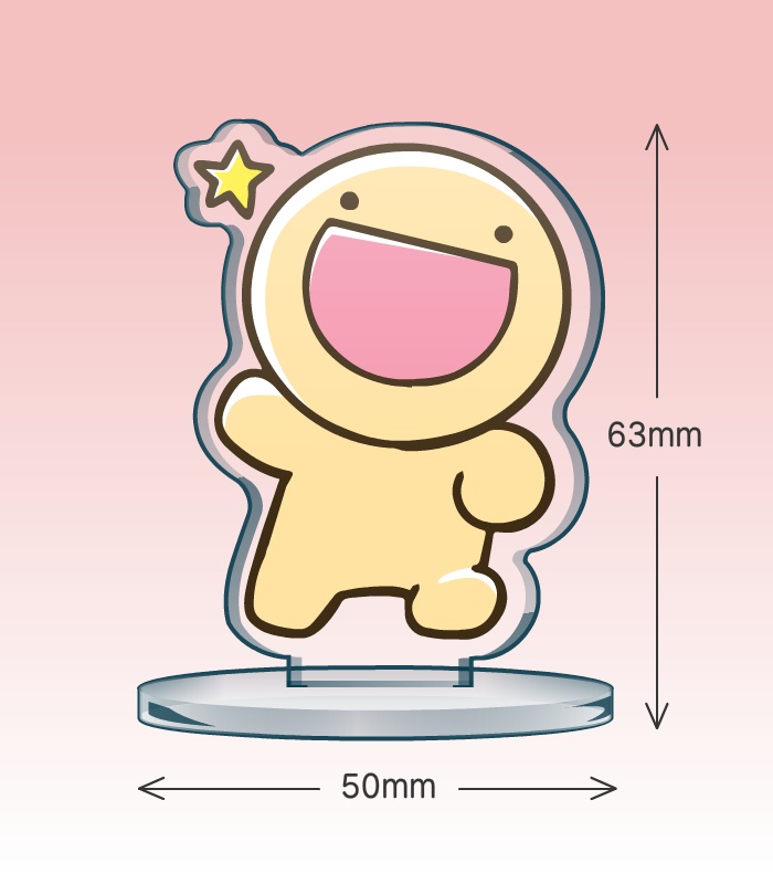 アクリルスタンド ふにゃもらけ