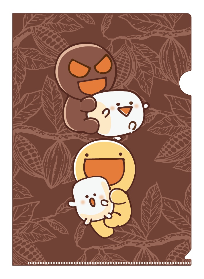 マシュマロショコラのクリアファイル