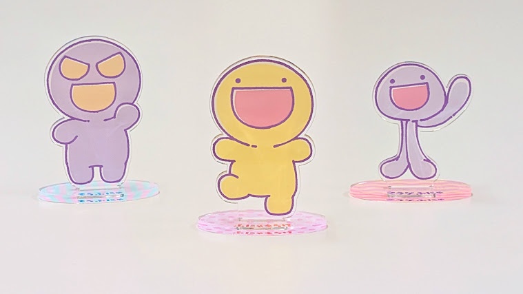 アクリルスタンドセット（ふにゃ・もら・クラゲふにゃ）