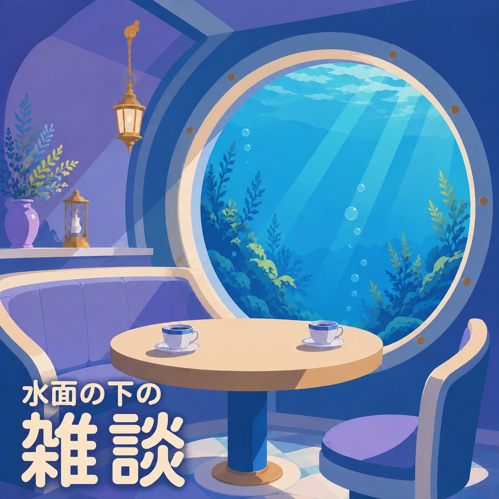 【期間限定無料】水面の下の雑談|海底喫茶店のチルBGM【配信BGM】