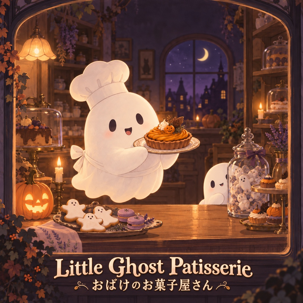 【9/30まで無料】おばけのお菓子屋さん｜Little Ghost Patisserie【ハロウィン配信BGM】