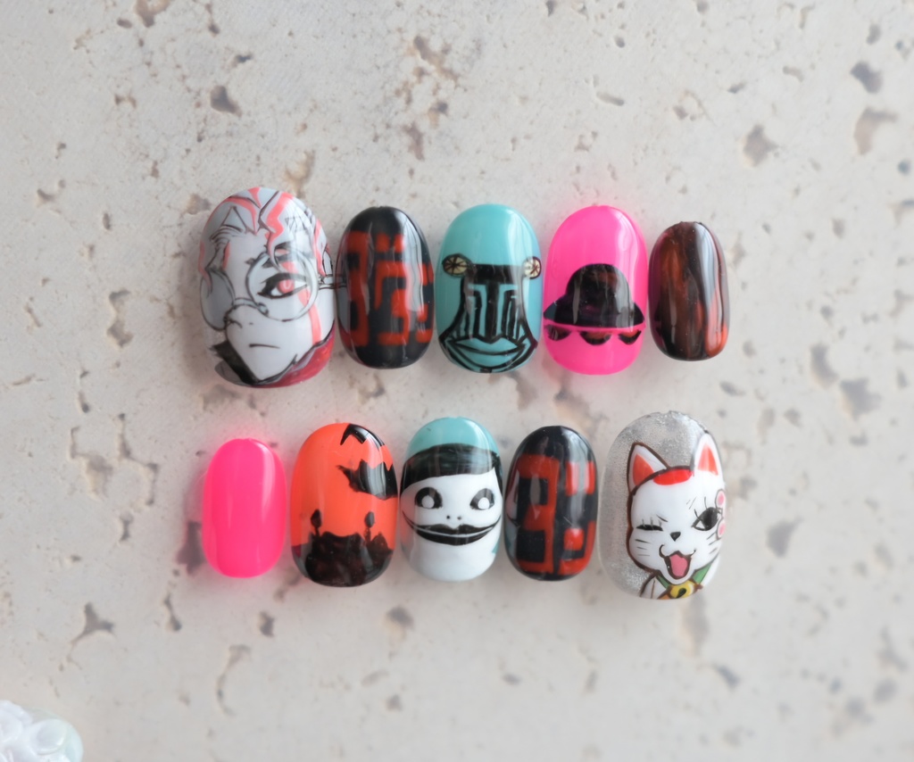 【現品】ダンダダン痛ネイルチップ