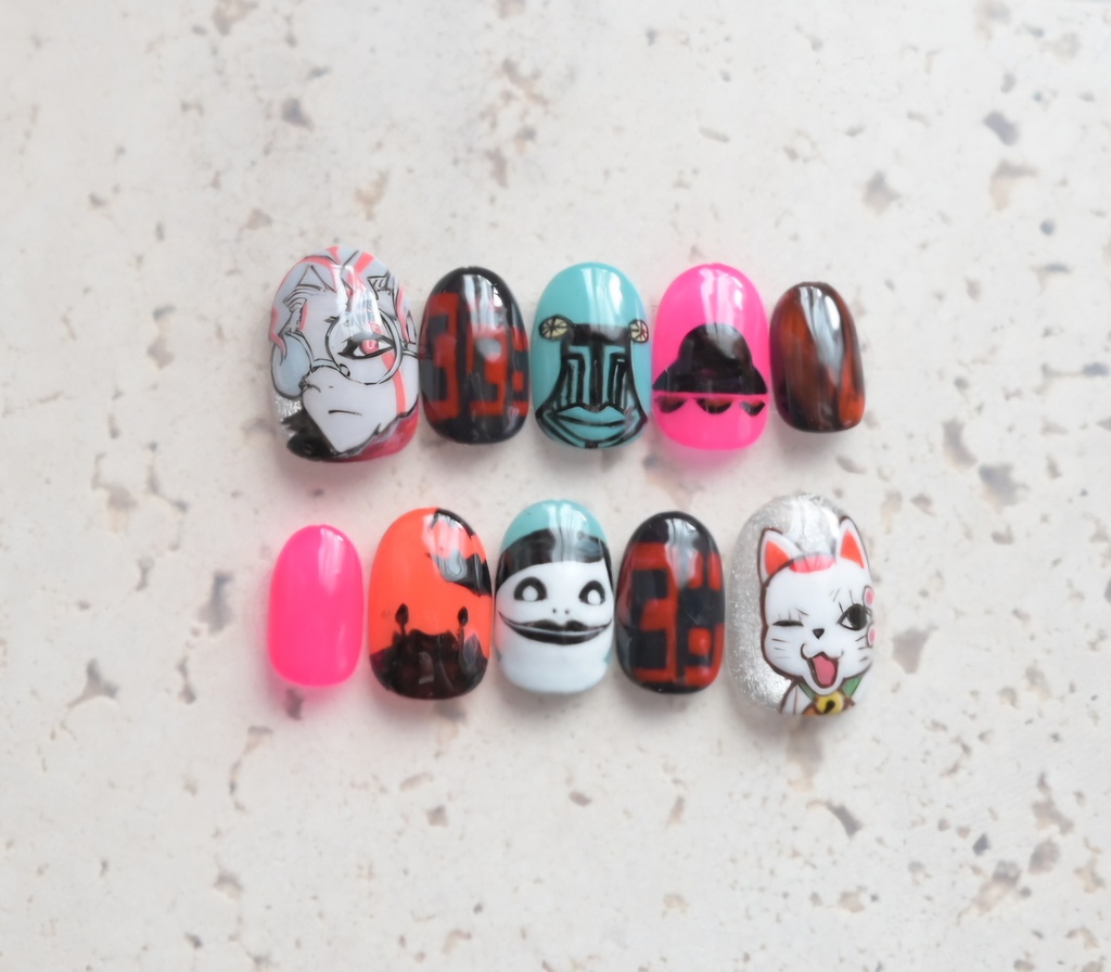 【現品】ダンダダン痛ネイルチップ