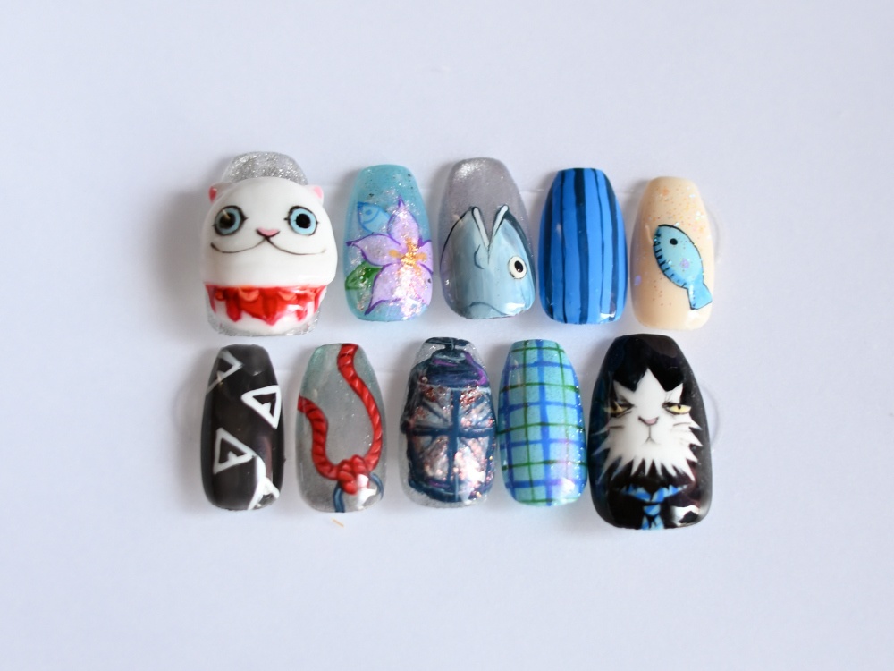 出禁のモグラ 痛ネイル