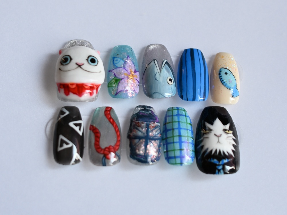 出禁のモグラ 痛ネイル