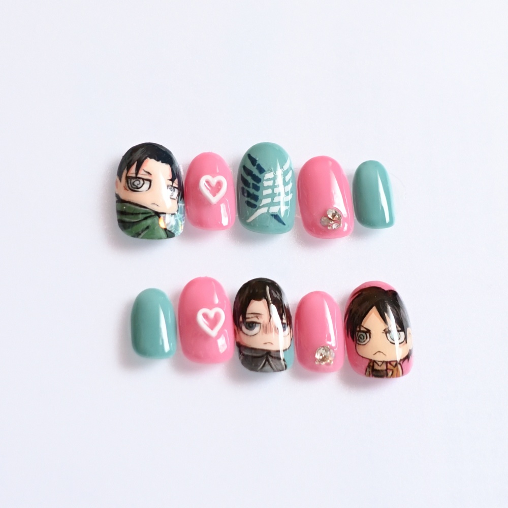 エレンリヴァイ痛ネイルチップ