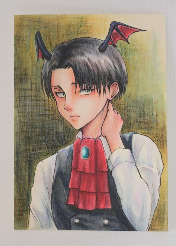 アナログイラストA6【ヴァンパイア】