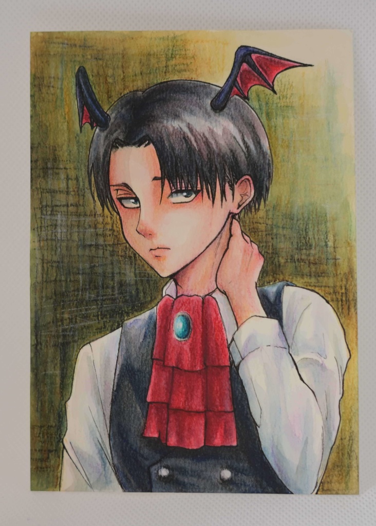 アナログイラストA6【ヴァンパイア】