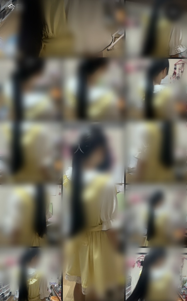 玉子焼きワンピ来てポニテした写真15枚