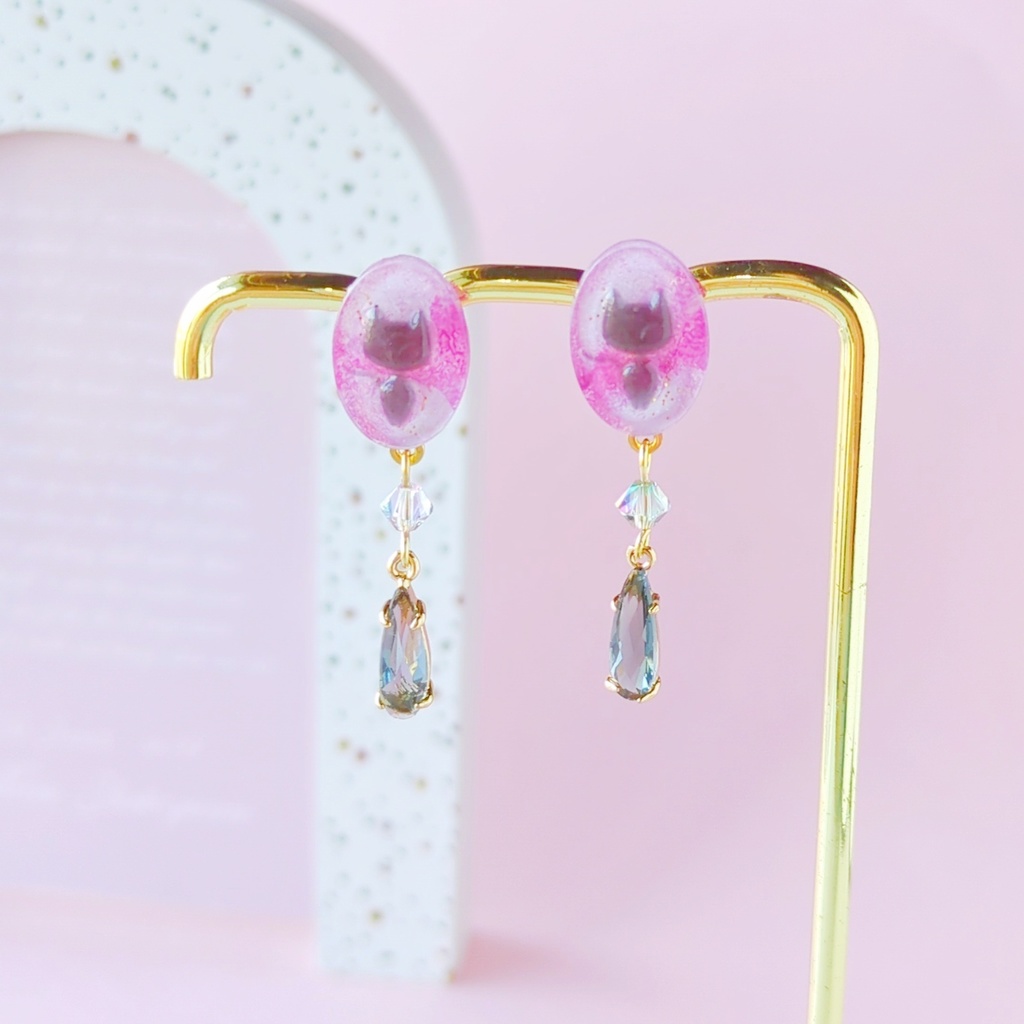 【非公式】🌈🕒/🤝イメージピアス/イヤリング