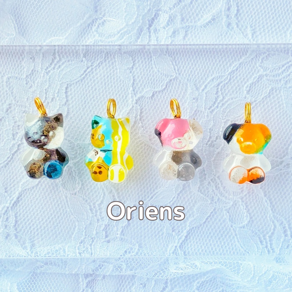 🌈🕒二次創作|【セット販売】海の家HEROES衣装 Oriens・Dytica 概念アニマルキーホルダー【各4体セット】